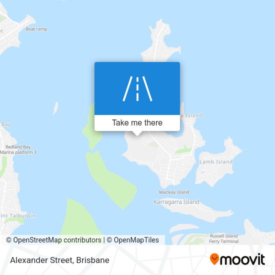 Alexander Street map