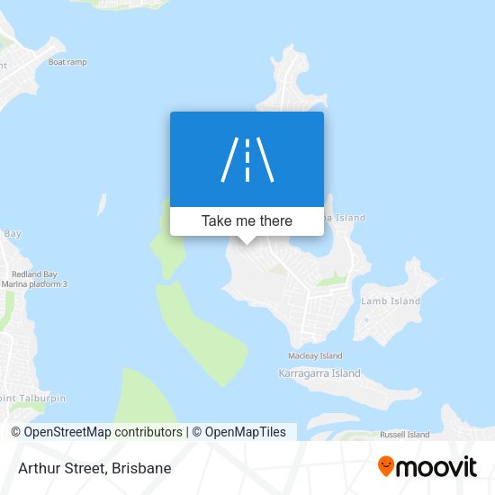 Arthur Street map