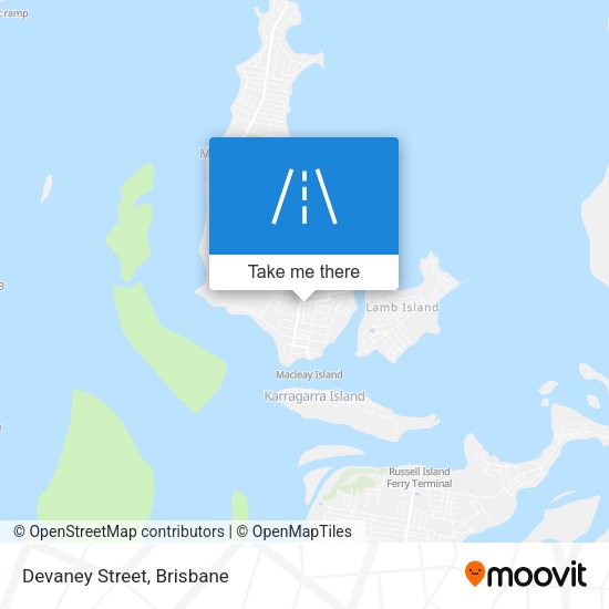 Devaney Street map