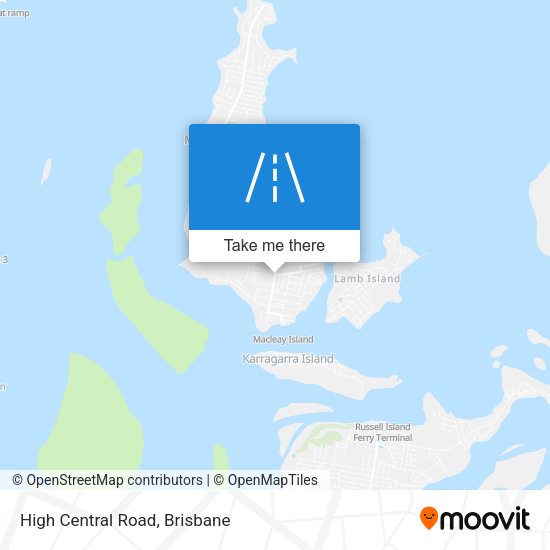 High Central Road map