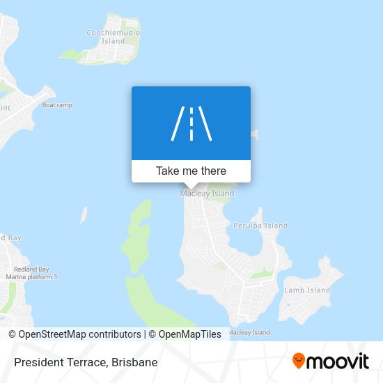 President Terrace map