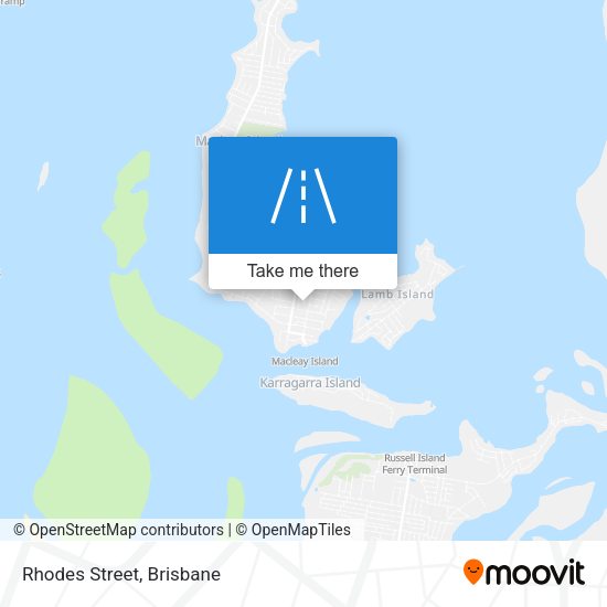 Rhodes Street map