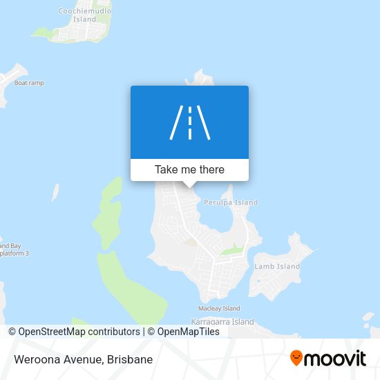 Weroona Avenue map
