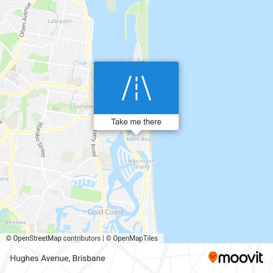 Hughes Avenue map