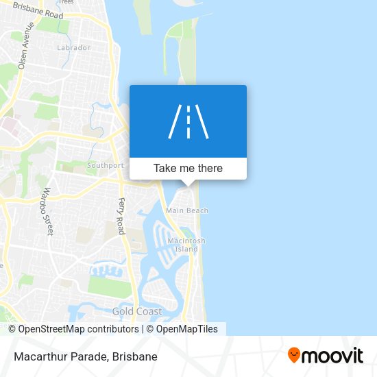 Macarthur Parade map