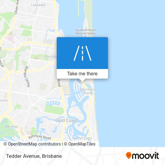 Tedder Avenue map