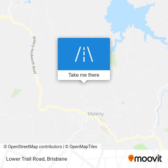 Lower Trail Road map