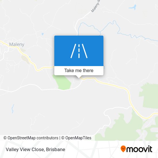 Valley View Close map