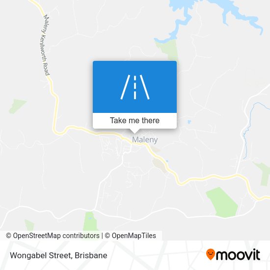 Wongabel Street map