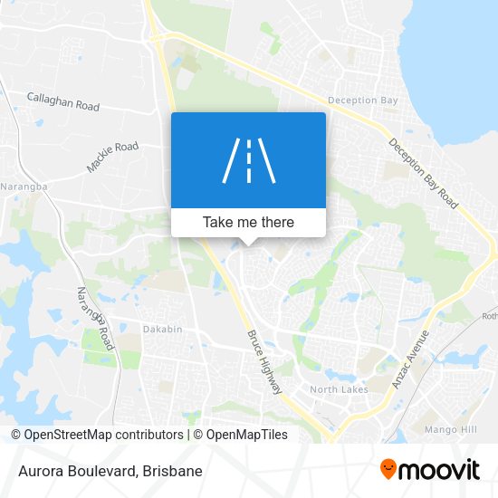 Aurora Boulevard map