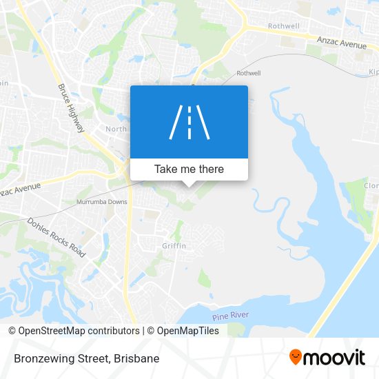 Bronzewing Street map