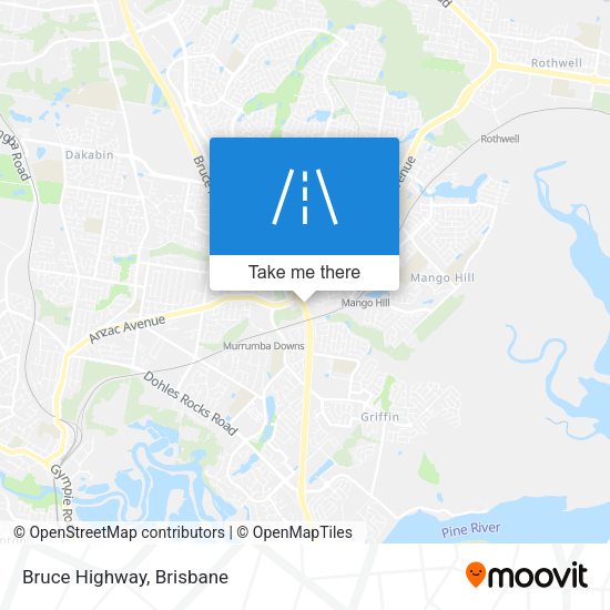 Bruce Highway map