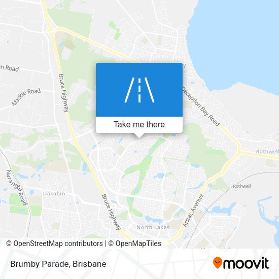 Brumby Parade map