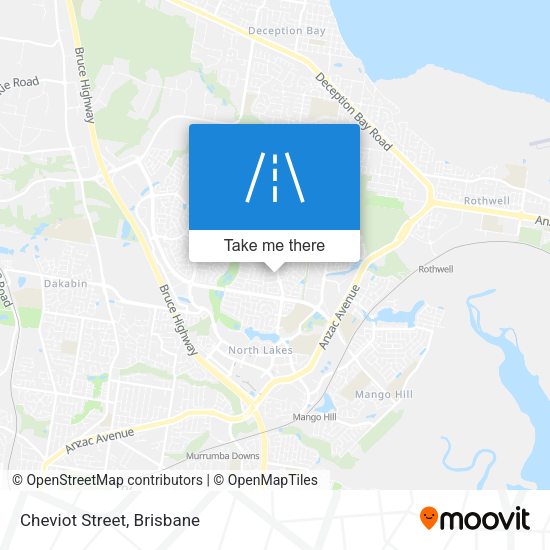 Cheviot Street map