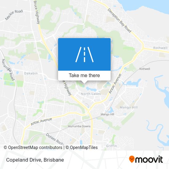 Copeland Drive map