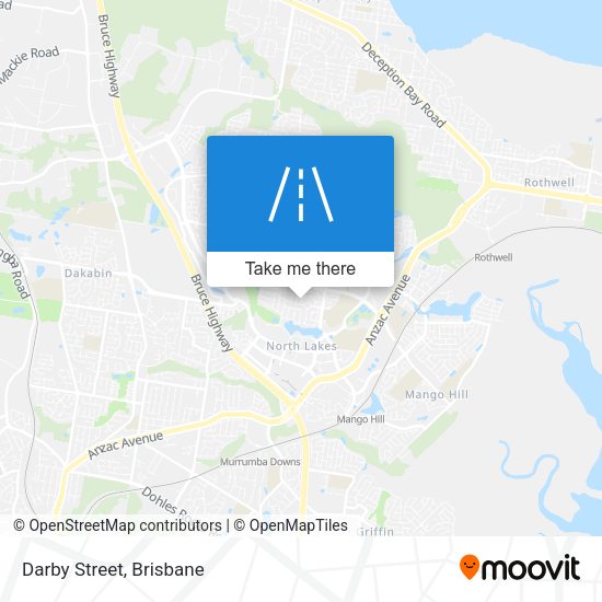 Darby Street map
