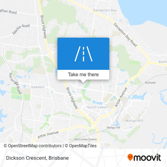 Dickson Crescent map
