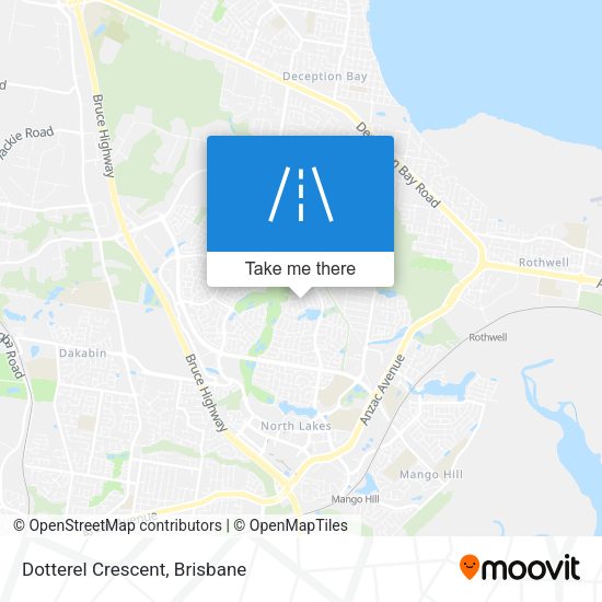 Dotterel Crescent map