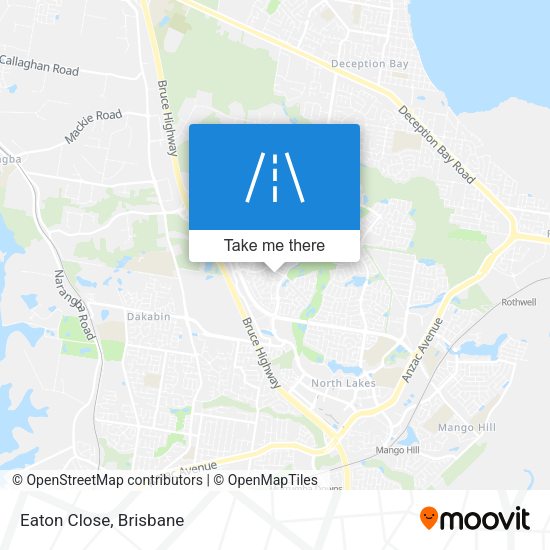 Eaton Close map