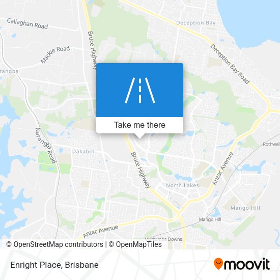 Enright Place map