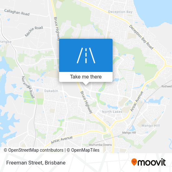 Freeman Street map