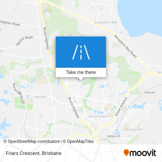 Friars Crescent map