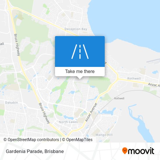 Gardenia Parade map
