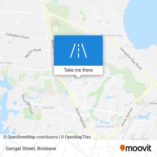 Garigal Street map