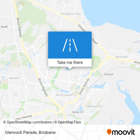 Glenrock Parade map