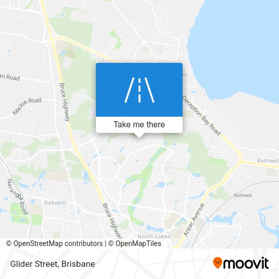 Glider Street map
