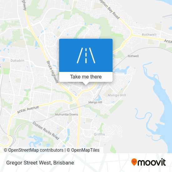 Gregor Street West map