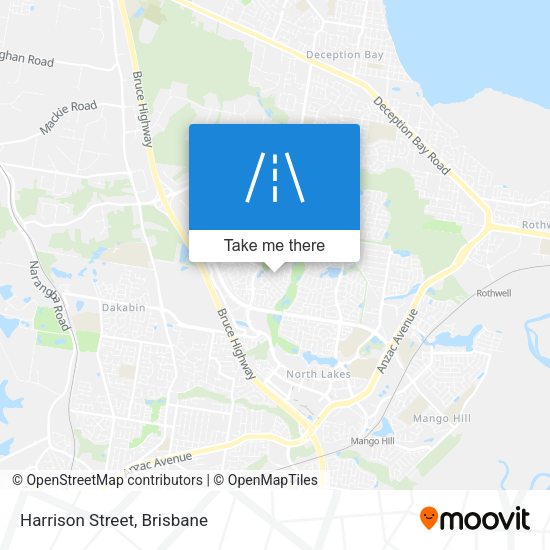 Harrison Street map