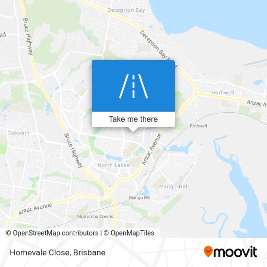 Homevale Close map