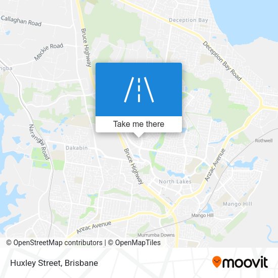 Huxley Street map