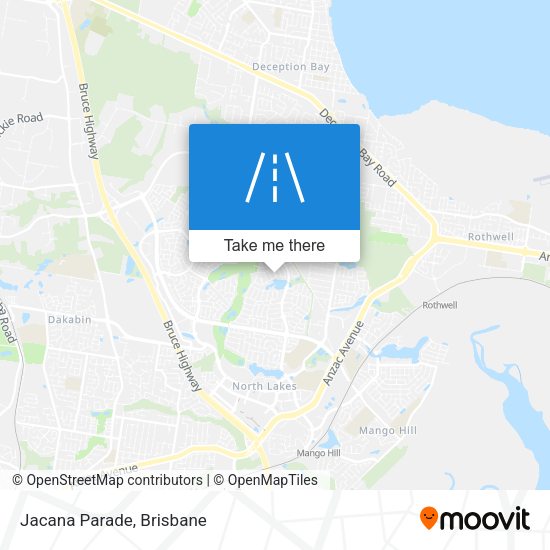 Jacana Parade map