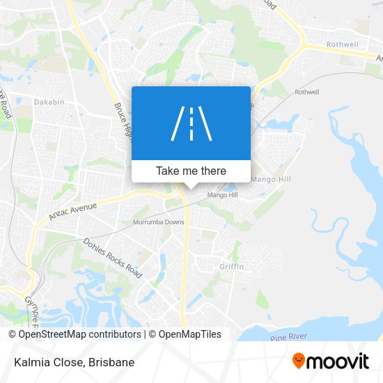 Kalmia Close map