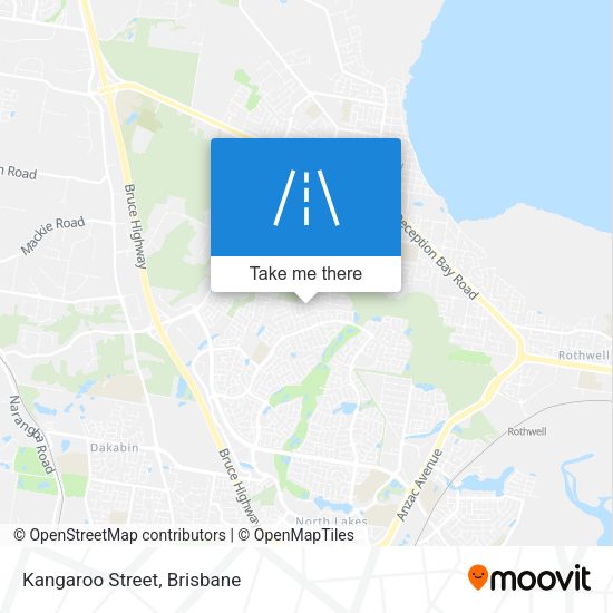 Kangaroo Street map