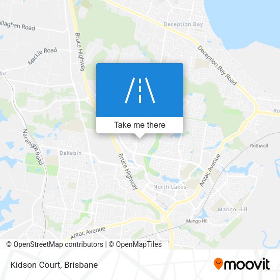Kidson Court map