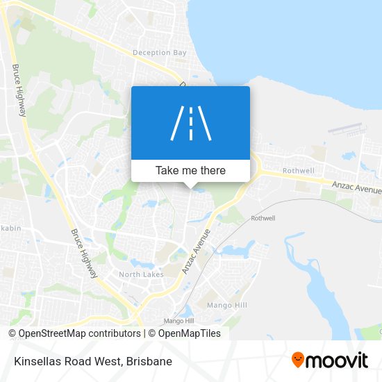 Kinsellas Road West map