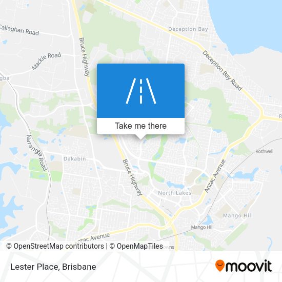 Lester Place map