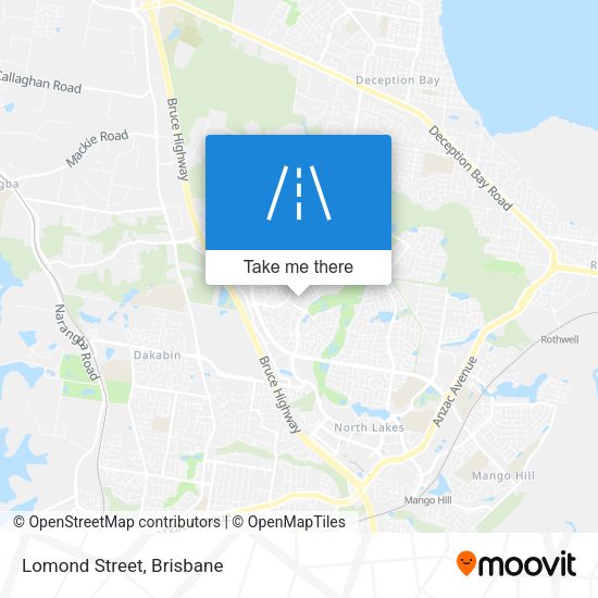 Lomond Street map