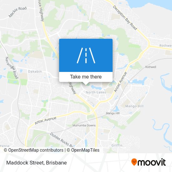 Maddock Street map