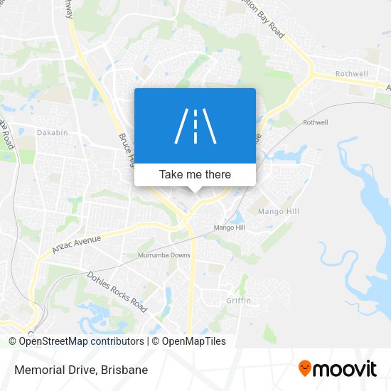 Memorial Drive map