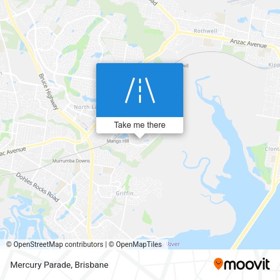 Mercury Parade map