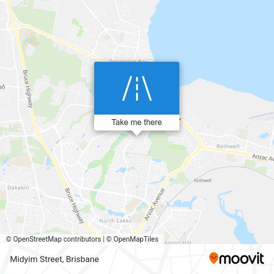 Midyim Street map