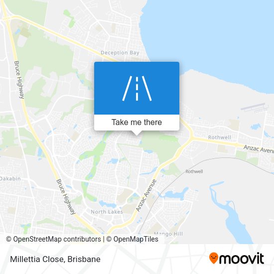 Millettia Close map