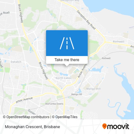 Monaghan Crescent map