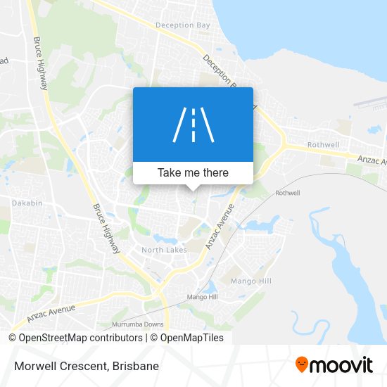 Morwell Crescent map