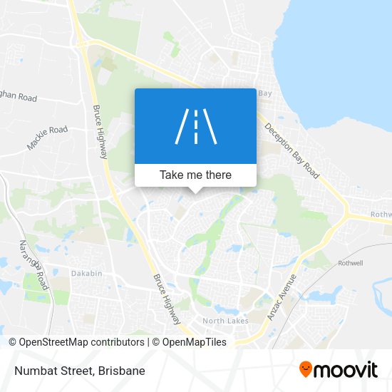 Numbat Street map