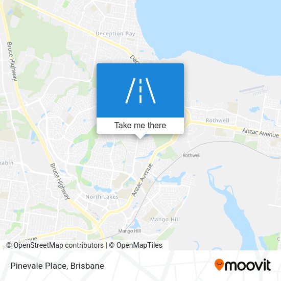 Pinevale Place map